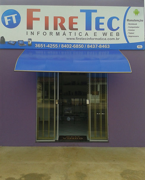 Fachada da loja